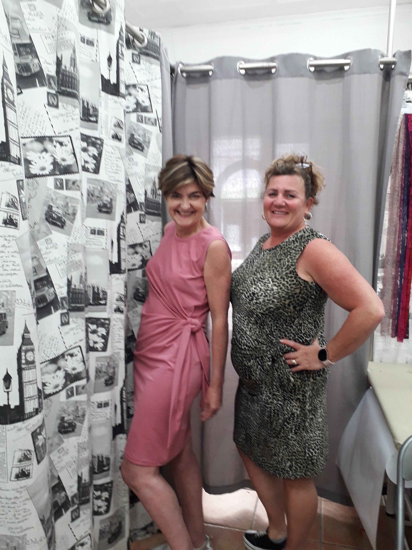Ladies Jersey Side Tie Dress PDF Sewing Pattern & Instructions - XXS-XXL