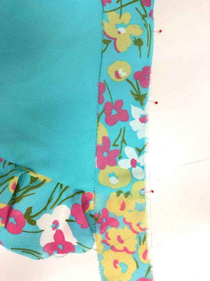 Ladies Wrap Around Skirt Narrow Frill PDF Sewing Pattern & Instructions - XS-XL