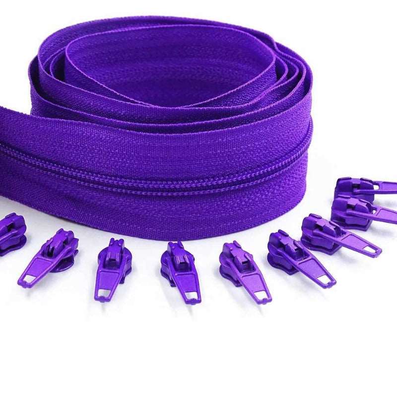 Nylon Zippers Rolls,3# sold by the metre - Auto-lock Zipper Slider