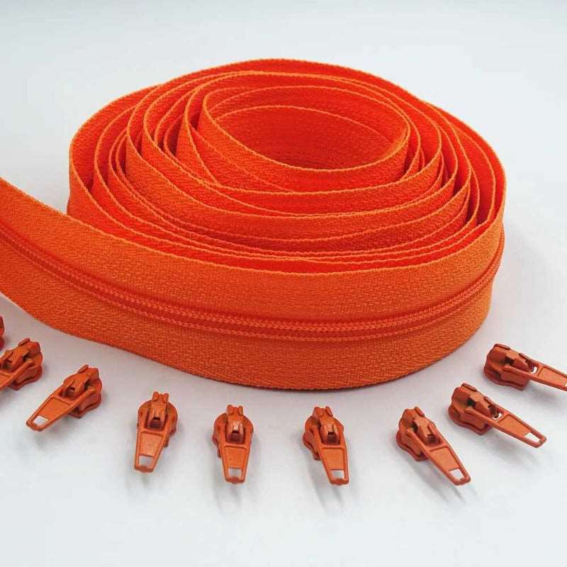 Nylon Zippers Rolls,3# sold by the metre - Auto-lock Zipper Slider