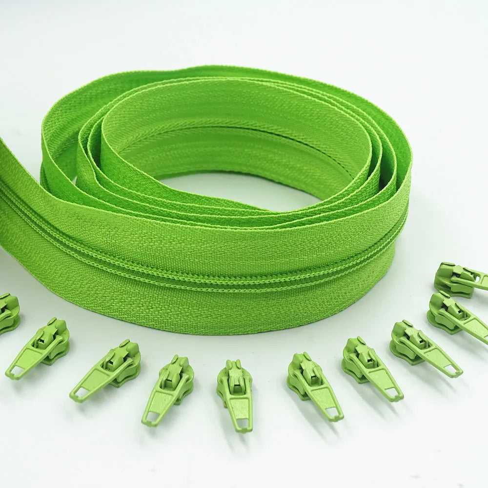 Nylon Zippers Rolls,3# sold by the metre - Auto-lock Zipper Slider