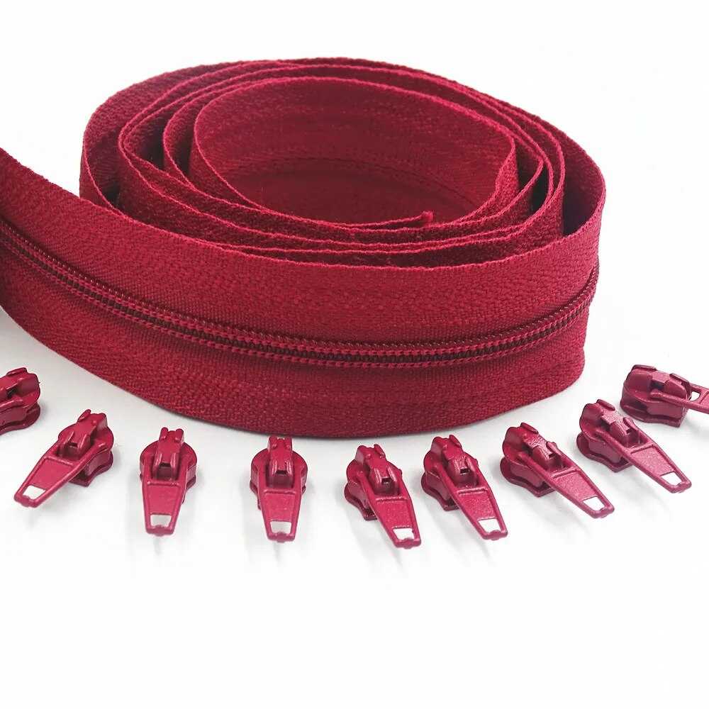 Nylon Zippers Rolls,3# sold by the metre - Auto-lock Zipper Slider
