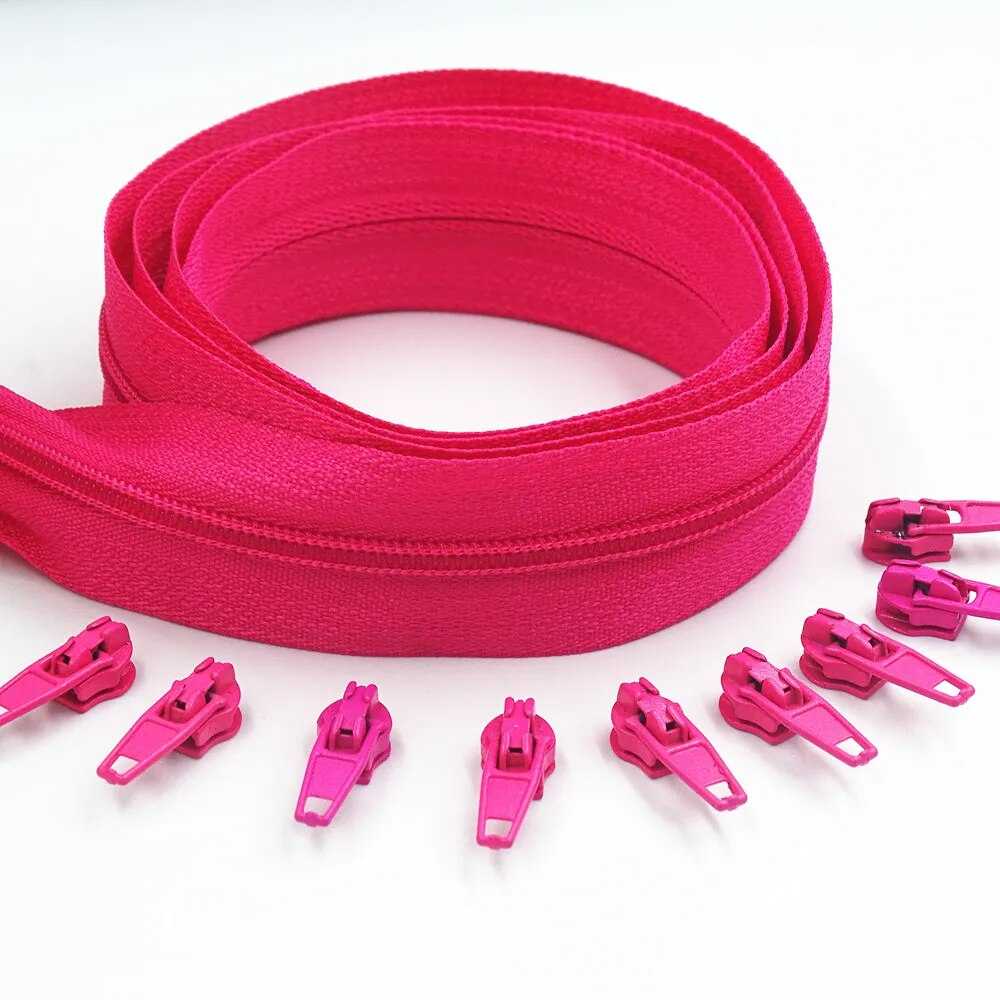 Nylon Zippers Rolls,3# sold by the metre - Auto-lock Zipper Slider