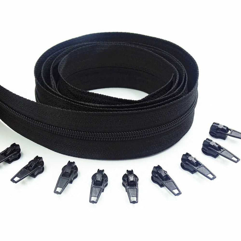 Nylon Zippers Rolls,3# sold by the metre - Auto-lock Zipper Slider