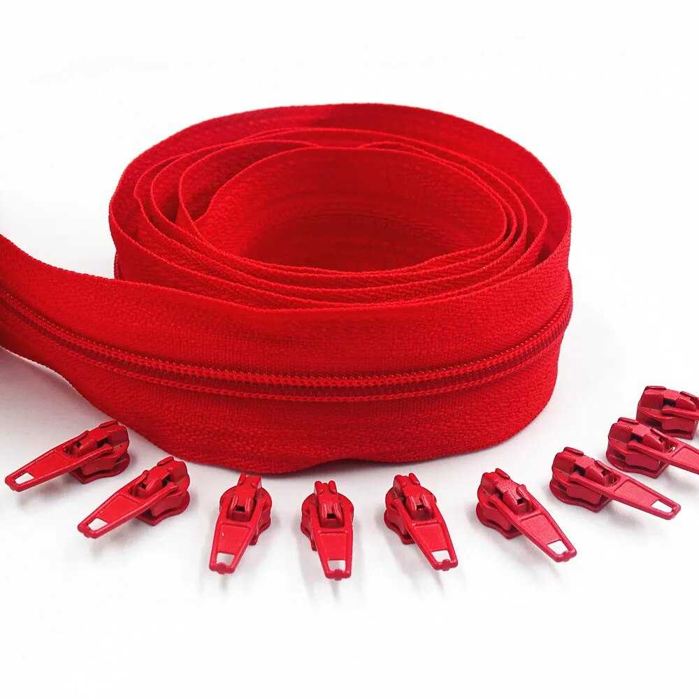 Nylon Zippers Rolls,3# sold by the metre - Auto-lock Zipper Slider