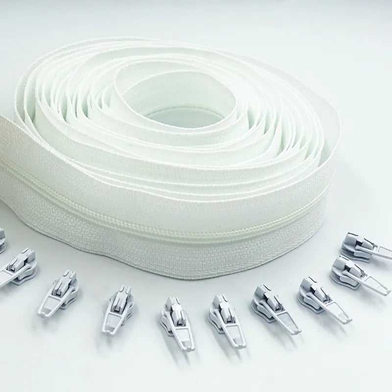 Nylon Zippers Rolls,3# sold by the metre - Auto-lock Zipper Slider