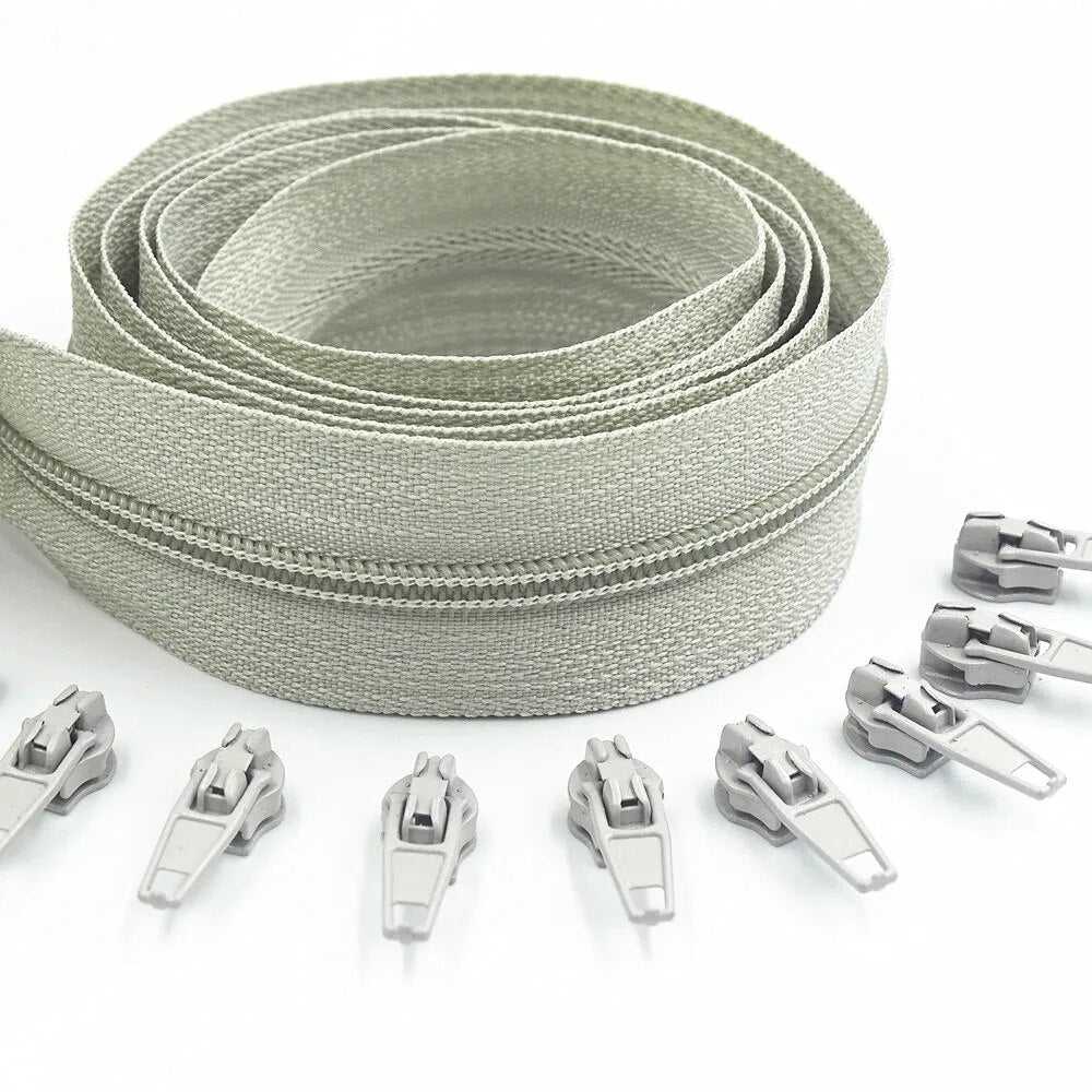 Nylon Zippers Rolls,3# sold by the metre - Auto-lock Zipper Slider