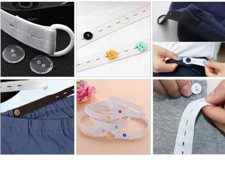 Button Hole Elastics - 2yards/Lot 20mm - colours