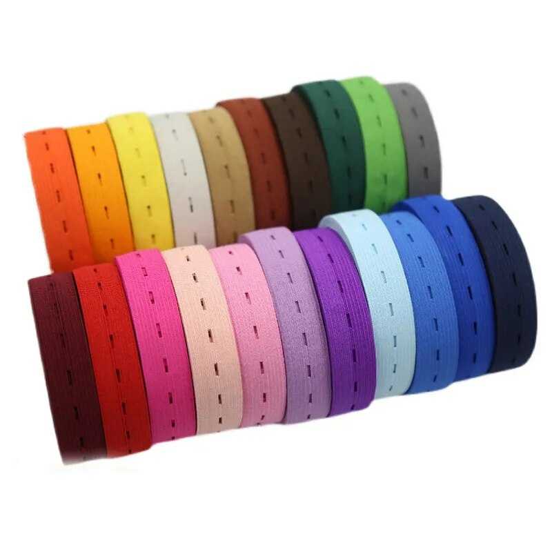 Button Hole Elastics - 2yards/Lot 20mm - colours