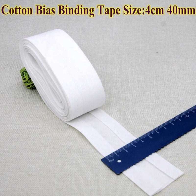 Cotton Bias Binding Tape  - Size 4cm x5 meters