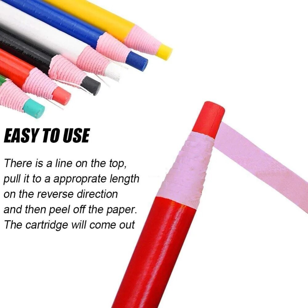 Tailor's Chalk Pencils - Fabric Marker for Sewing - 6pcs/Set  - Sewing Accessories