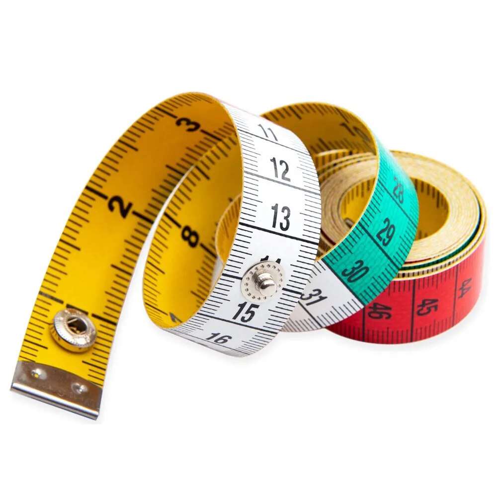 Measuring Tape for Tailor's & Dressmakers - Soft Tape with Snap Fasten