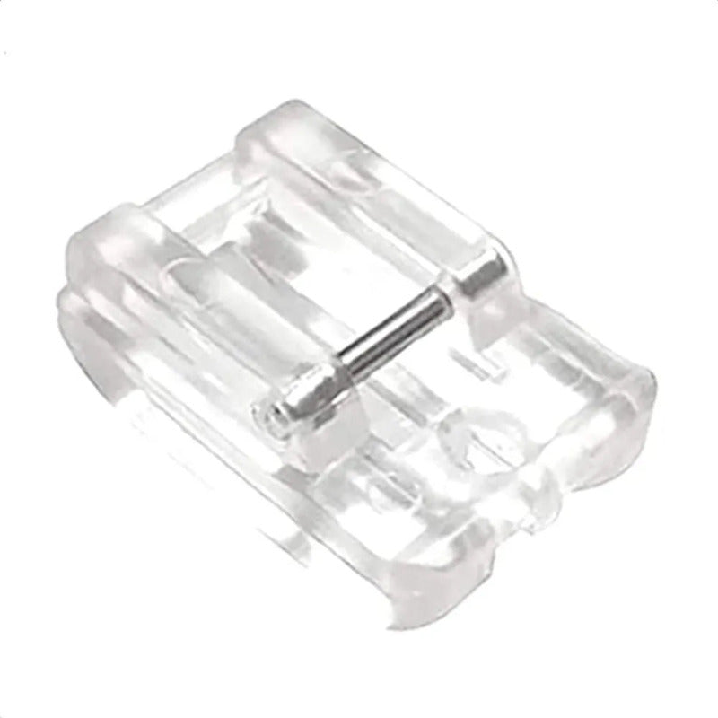 Plastic snap on invisible zipper foot