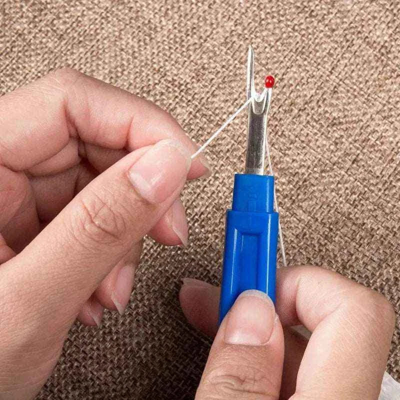 Large Seam Ripper 4-Piece Set - Plastic Handle Stitch Unpicker for Sewing
