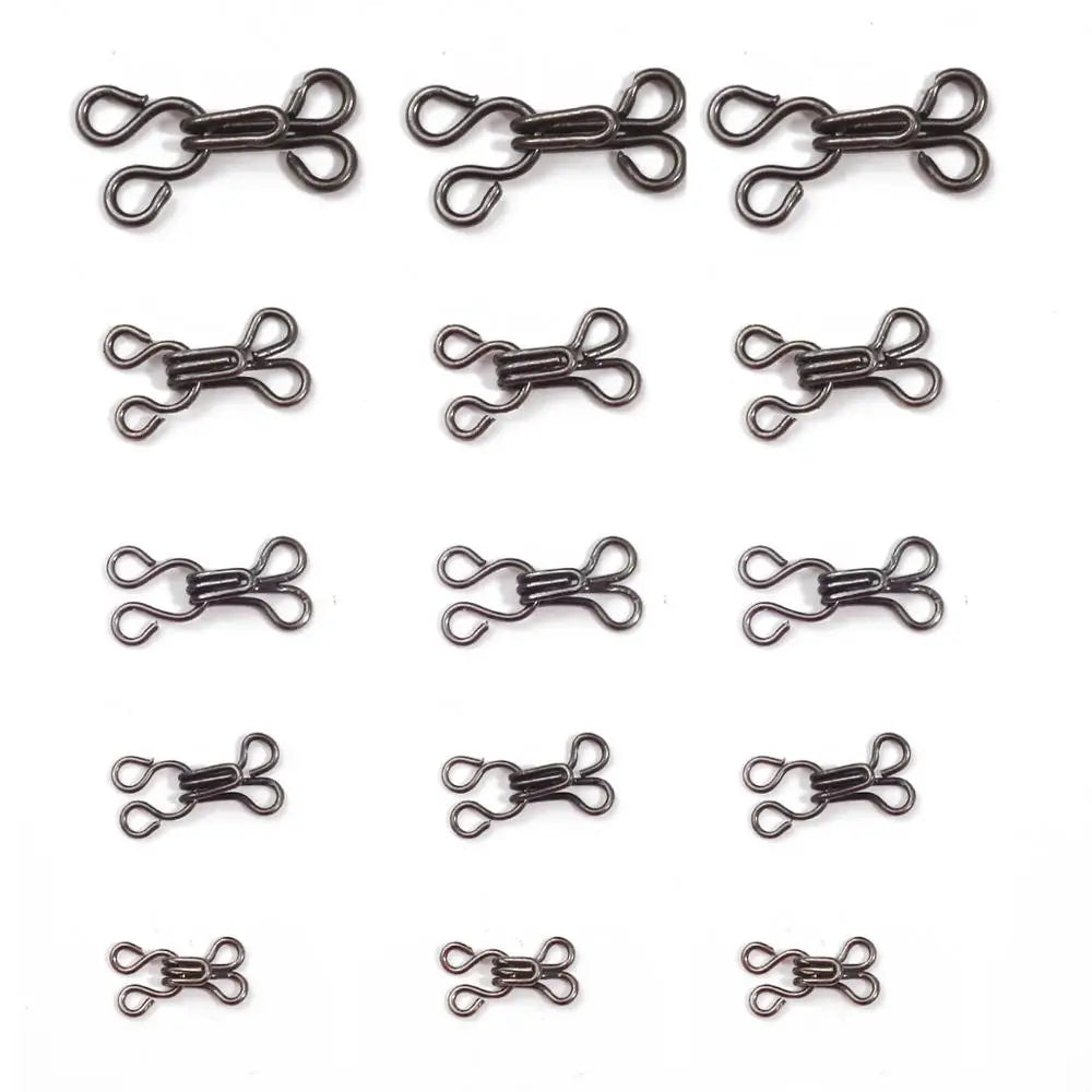 Hook and Eye Fastener 7-12mm 24pcs Closures