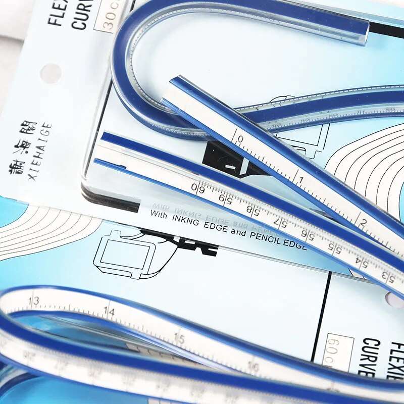 Flexible Curve Ruler  - Pattern Drafting Tool - Serpentine Plastic  30cm