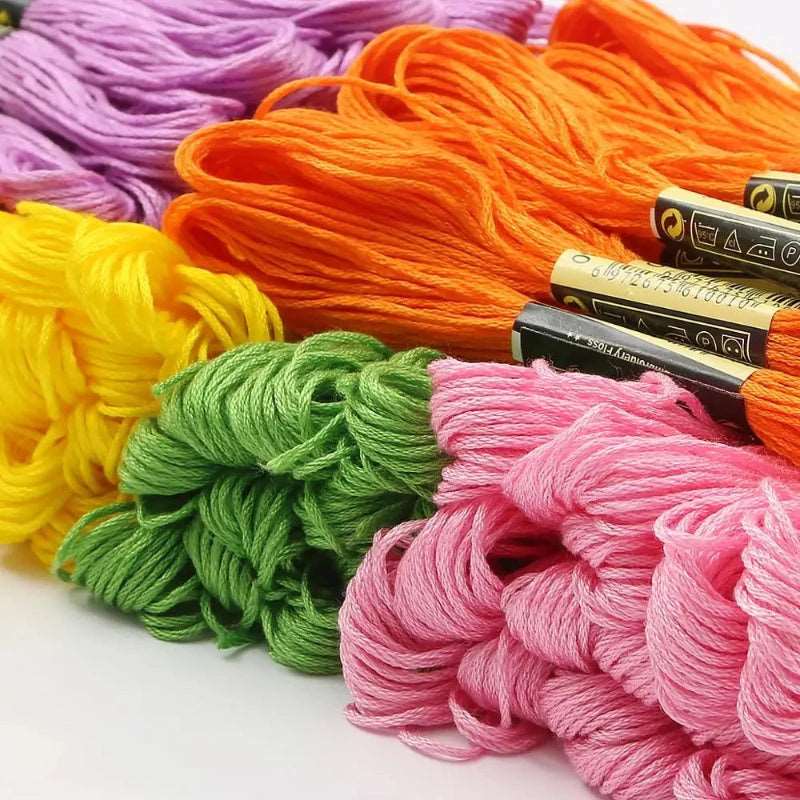 Embroidery threads X 5pcs