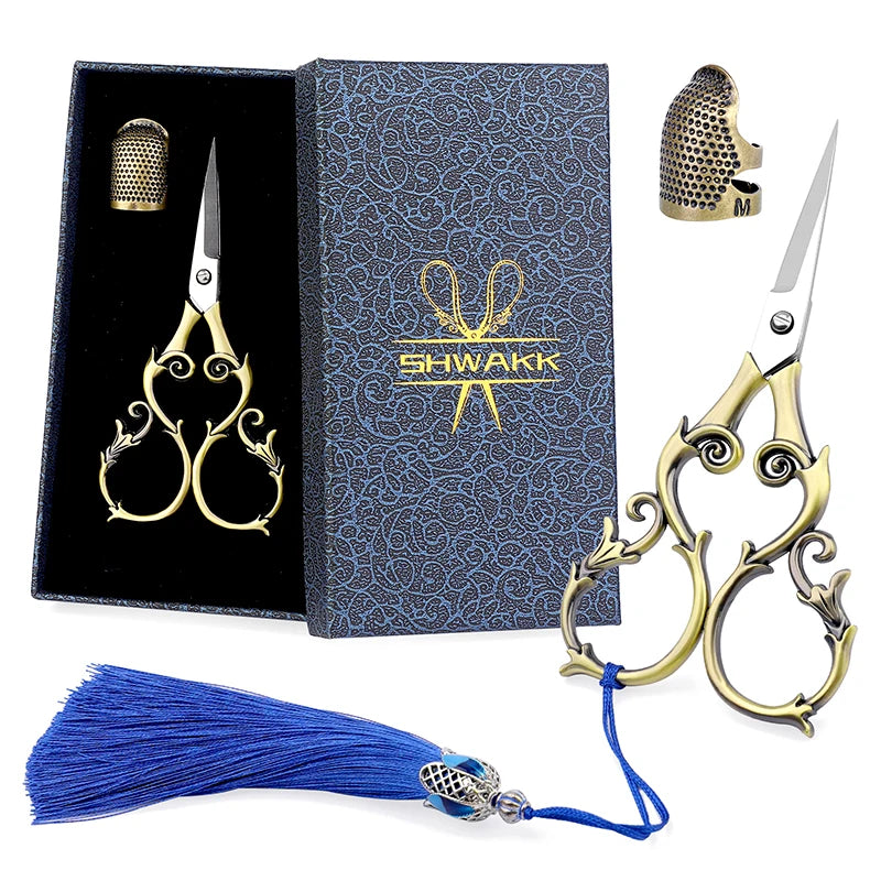 Vintage Embroidery Scissors Set