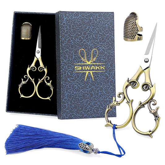 Vintage Embroidery Scissors Set