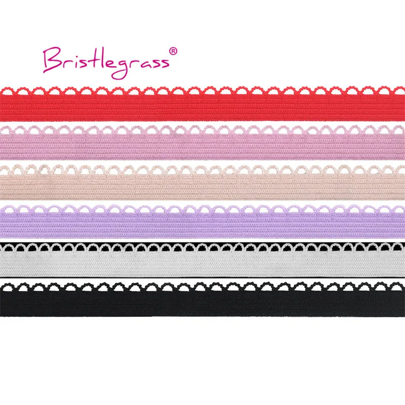 Picot Edge Lace Trim Elastic  2, 5 or 10 Yard  x 3/8" 10mm