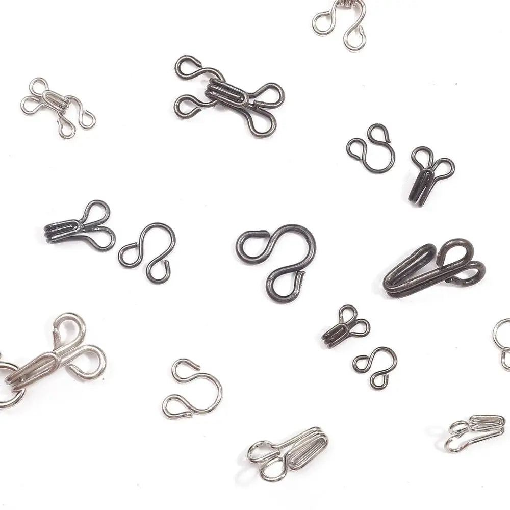 Hook and Eye Fastener 7-12mm 24pcs Closures