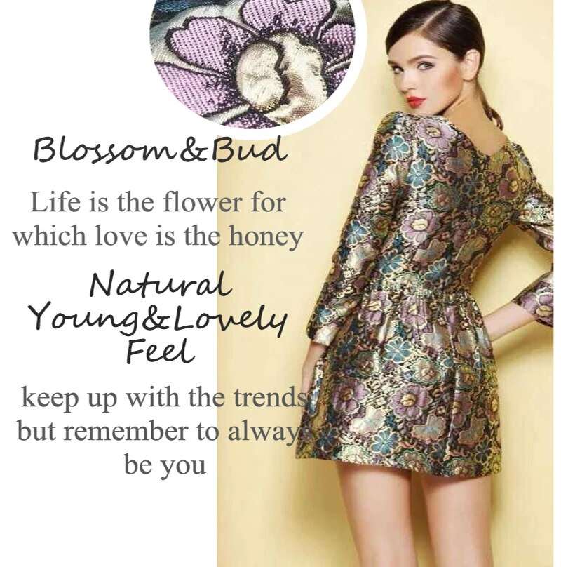 Metali brocade fabric