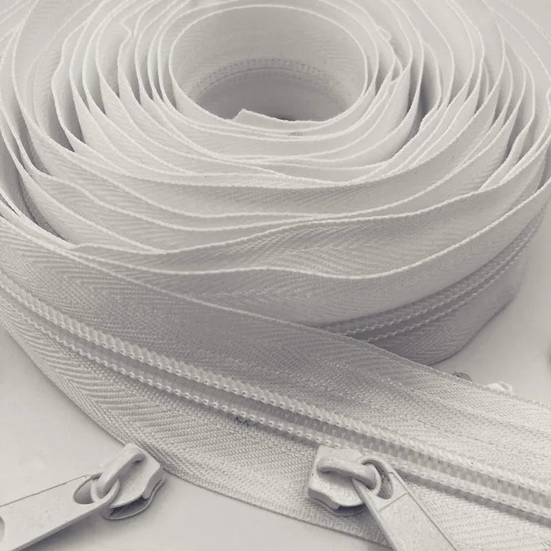 Nylon Zippers Rolls, 5# sold in 5 metre rolls - Auto-lock Zipper Slide