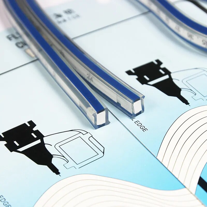 Flexible Curve Ruler - Pattern Drafting Tool - Serpentine Plastic 30cm