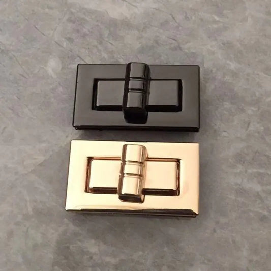 Rectangle  Metal Clasp Twist Lock