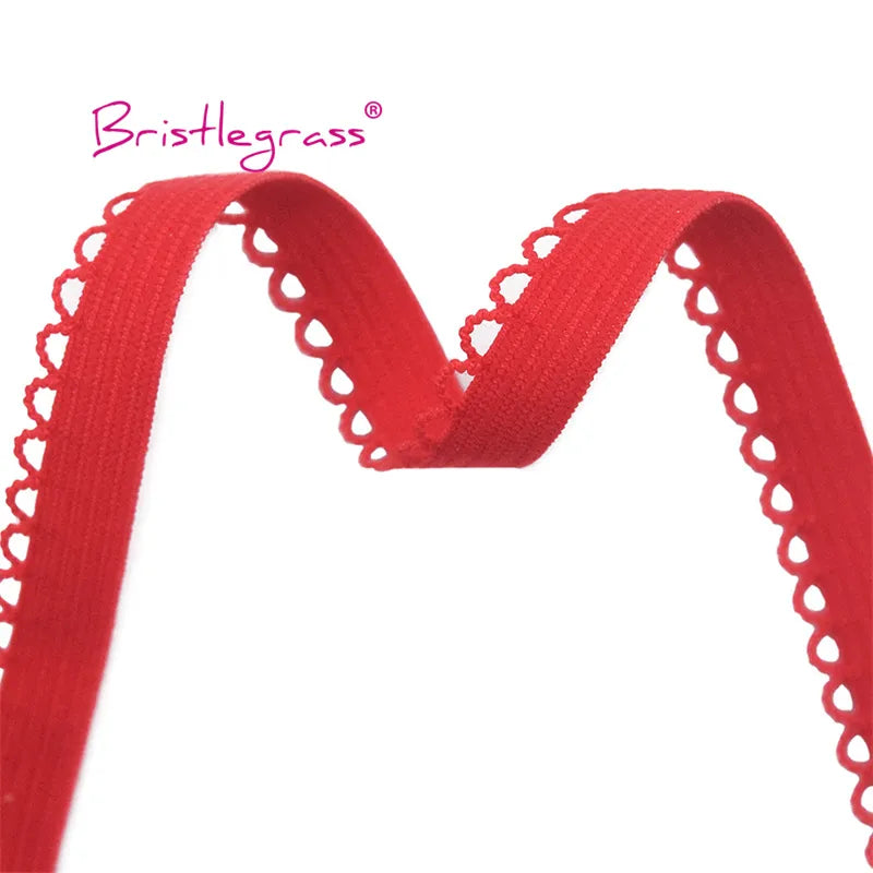 Picot Edge Lace Trim Elastic  2, 5 or 10 Yard  x 3/8" 10mm