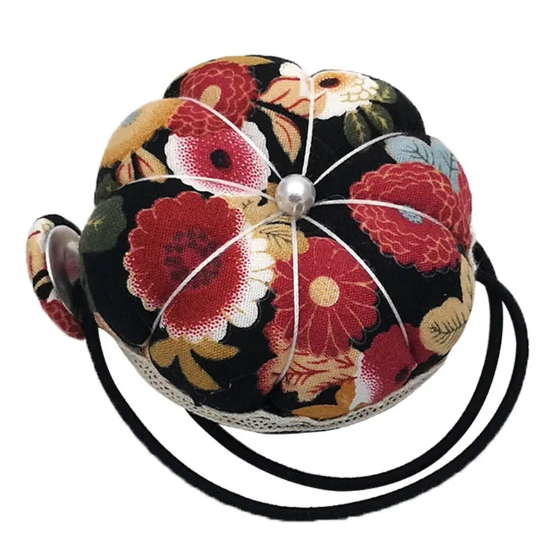 Pumpkin Pin Cushion pumpkin with Wrist Strap