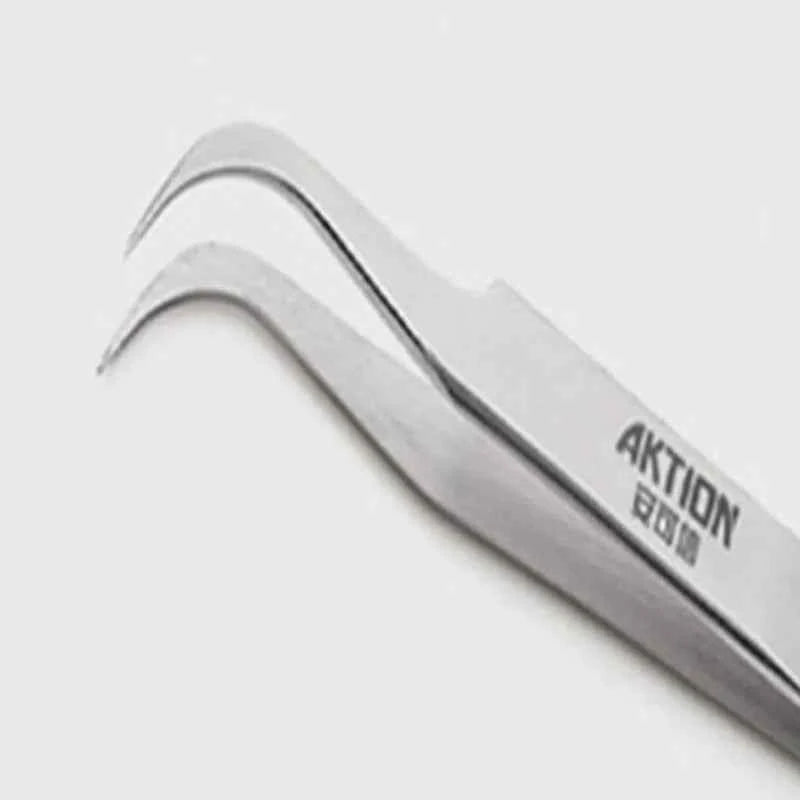 Stainless Steel Tweezers - Precision Tool for Threading Needles & Overlockers