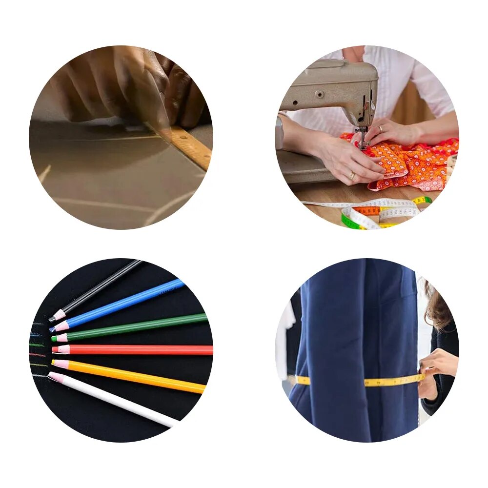 Tailor's Chalk Pencils - Fabric Marker for Sewing - 6pcs/Set  - Sewing Accessories