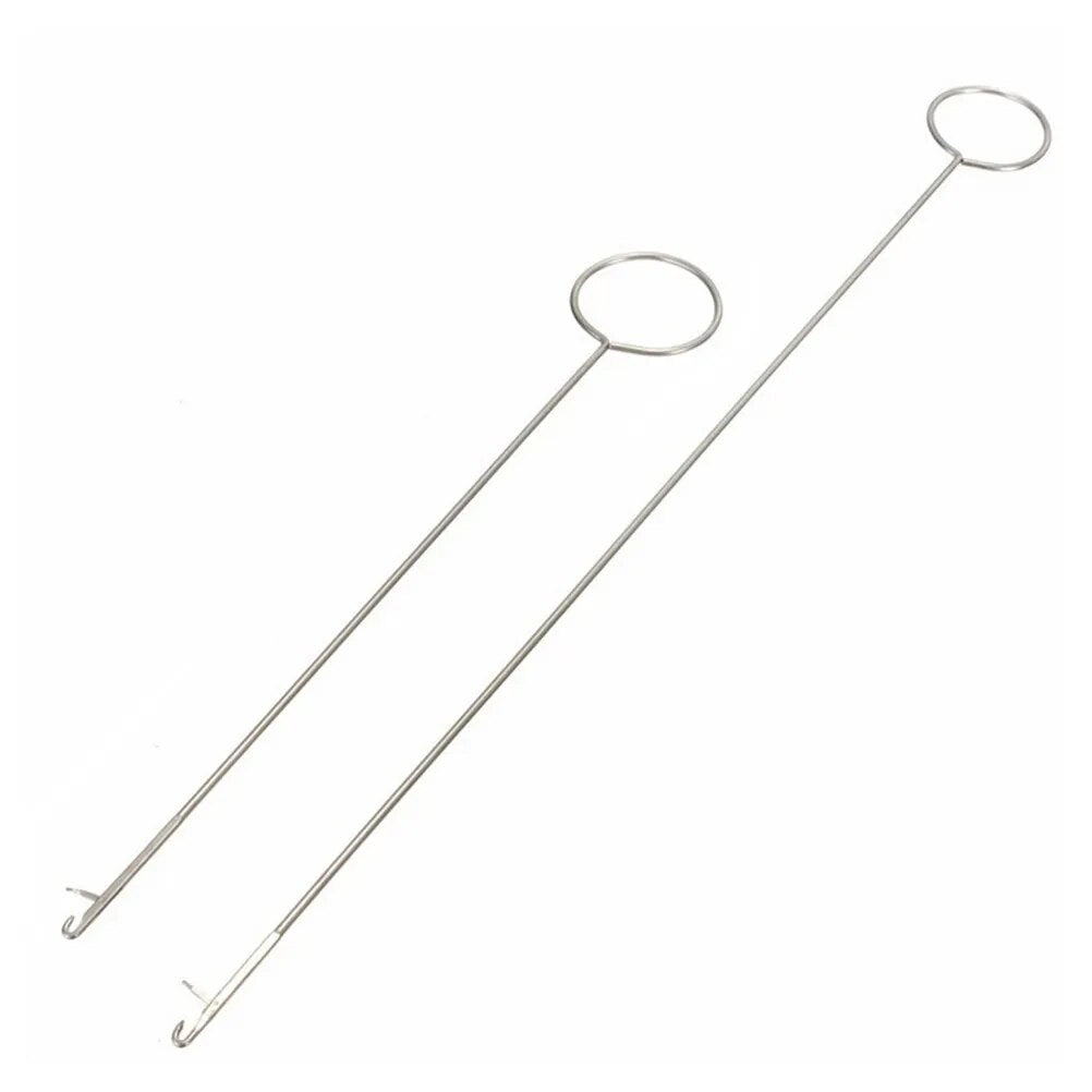 Sewing Loop Turner Hook With Latch For Turning Fabric Straps