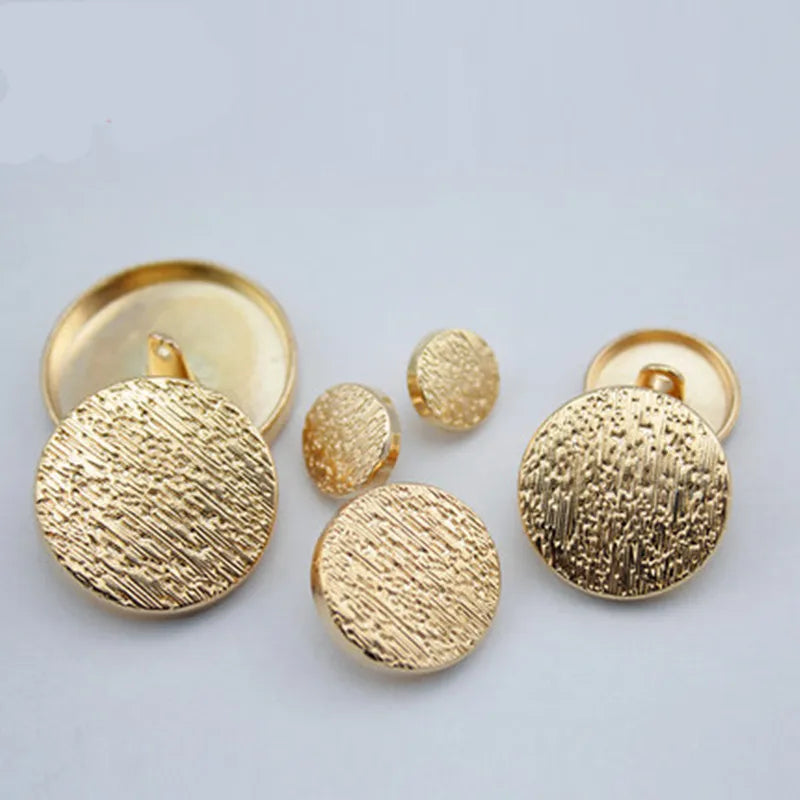 Golden Buttons For Coat or Jackets 10pcs/lot