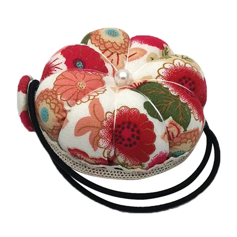 Pumpkin Pin Cushion pumpkin with Wrist Strap