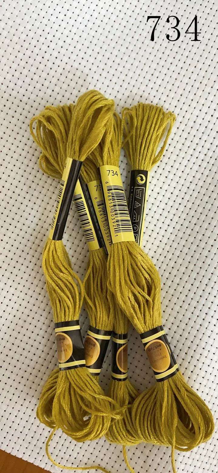 Cross Stitch/Embroidery Threads 6pcs