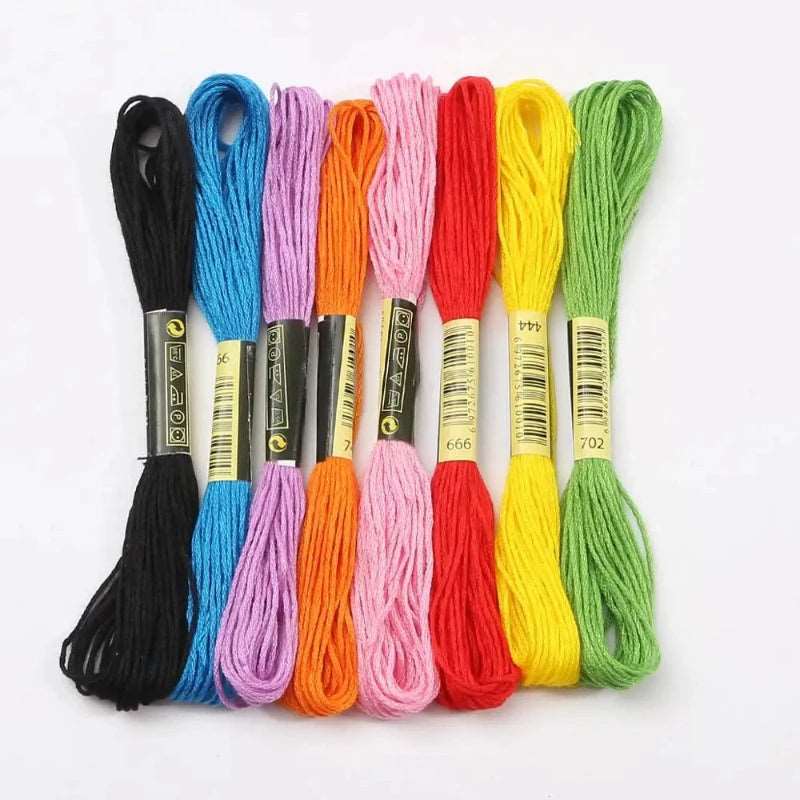 Embroidery threads X 5pcs