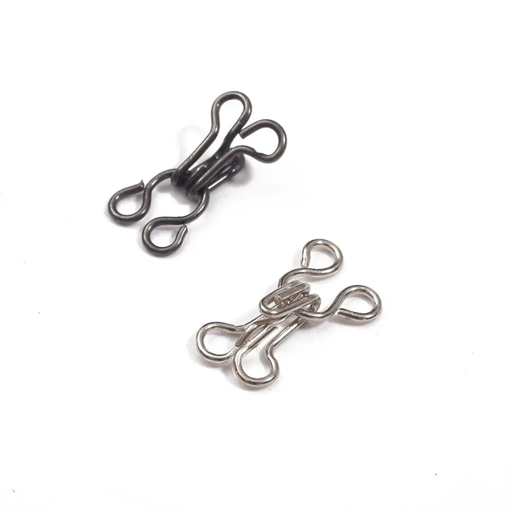 Hook and Eye Fastener 7-12mm 24pcs Closures