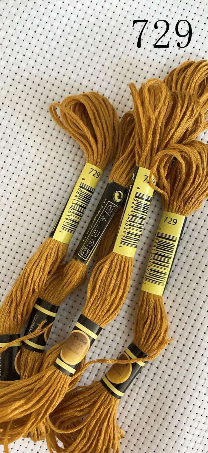 Cross Stitch/Embroidery Threads 6pcs