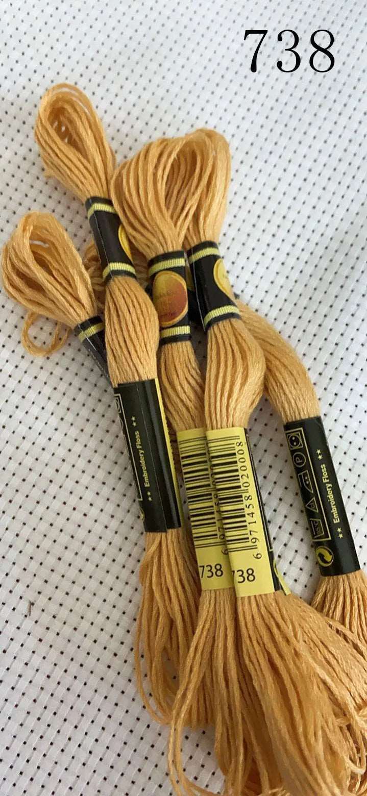 Cross Stitch/Embroidery Threads 6pcs