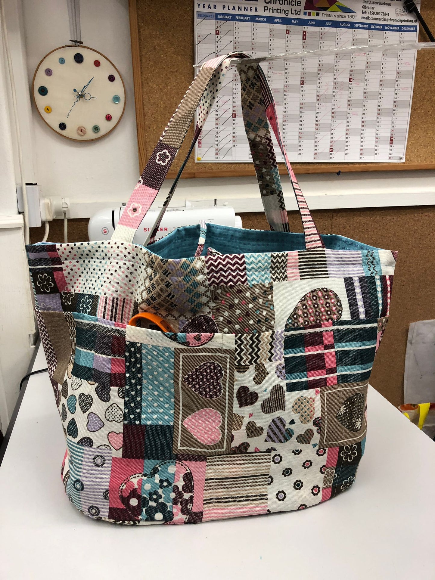 LARGE SEWING/BEACH BAG PDF SEWING PATTERNS & INSTRUCTIONS