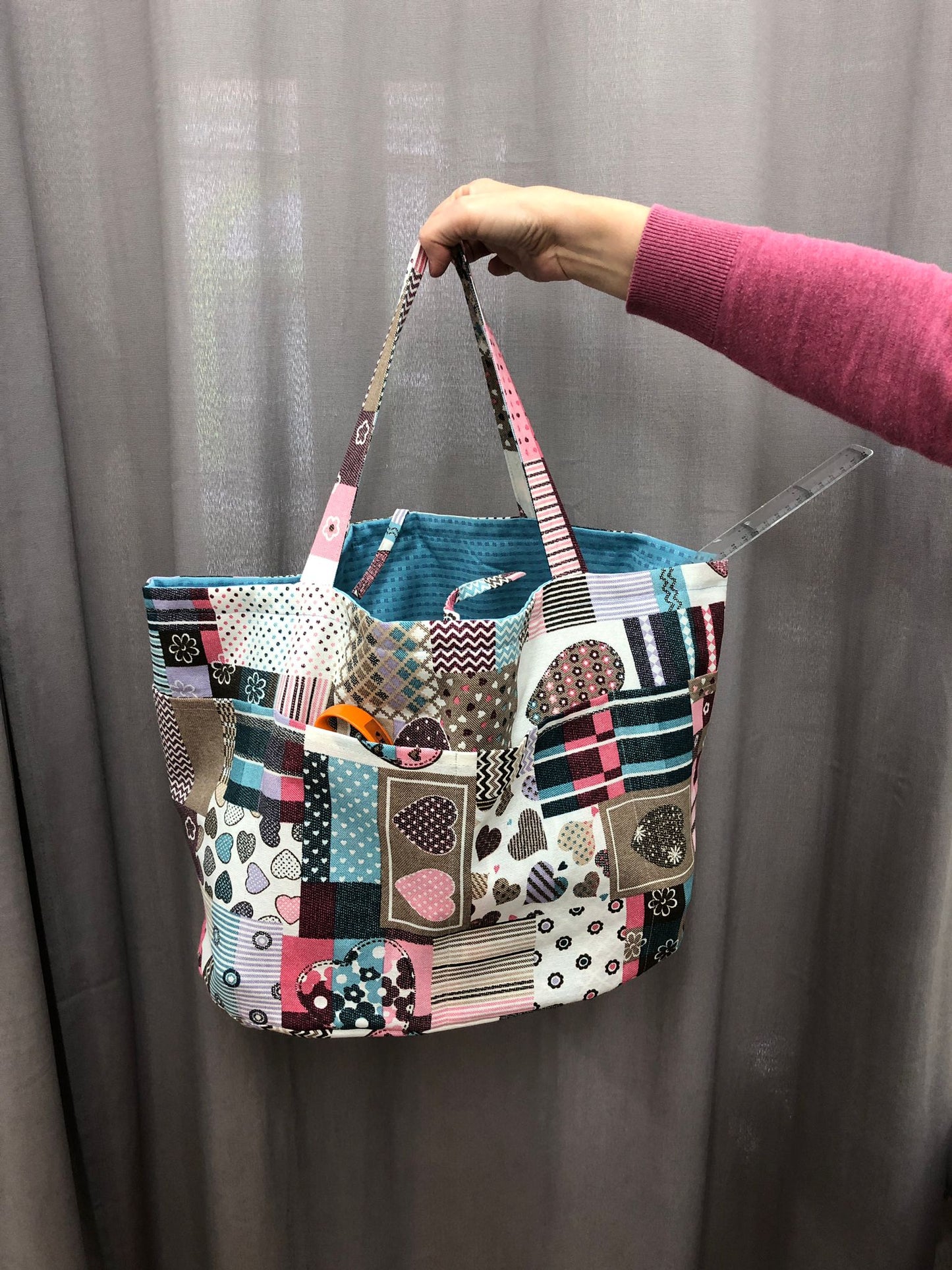 LARGE SEWING/BEACH BAG PDF SEWING PATTERNS & INSTRUCTIONS