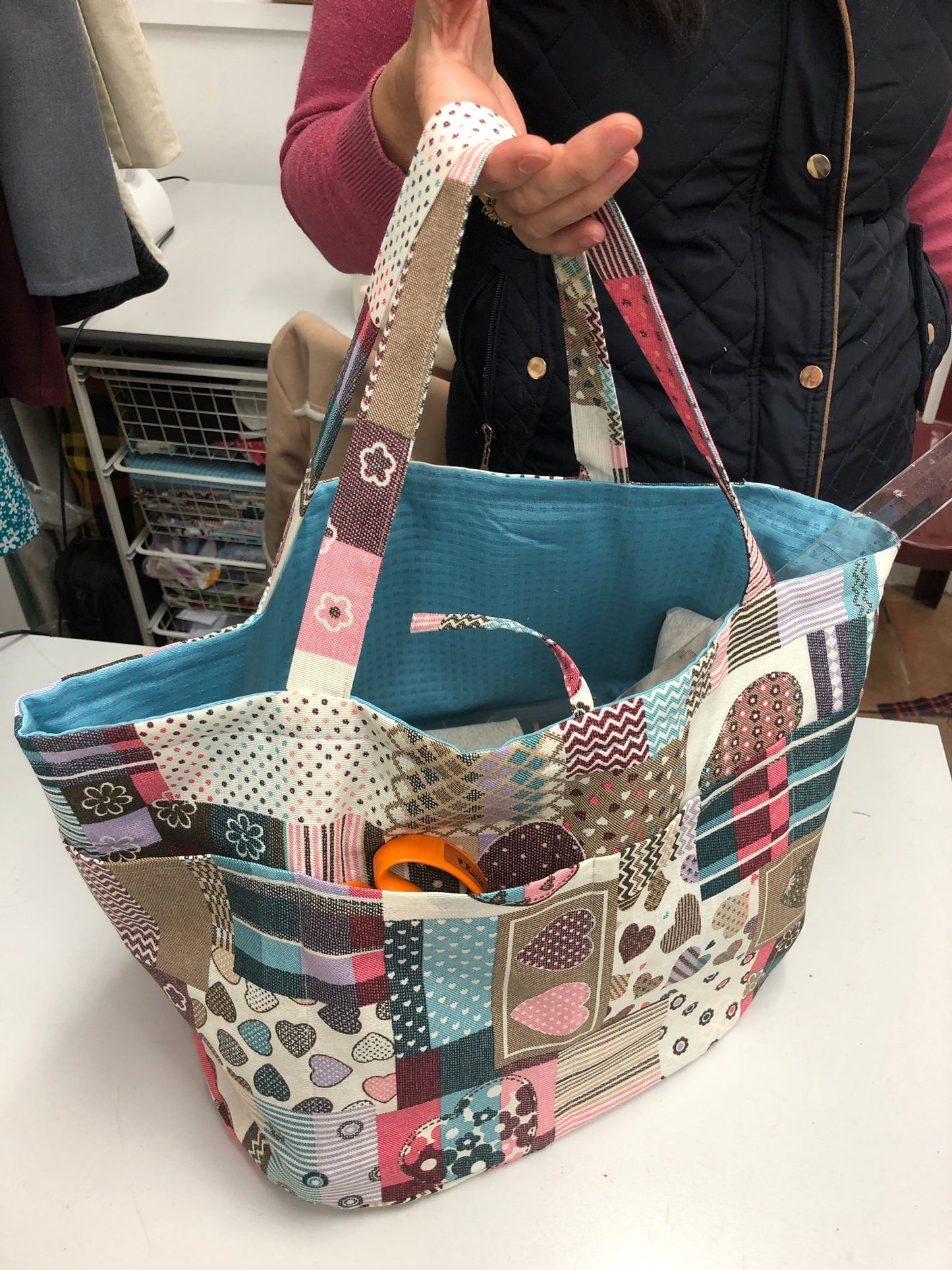 LARGE SEWING/BEACH BAG PDF SEWING PATTERNS & INSTRUCTIONS