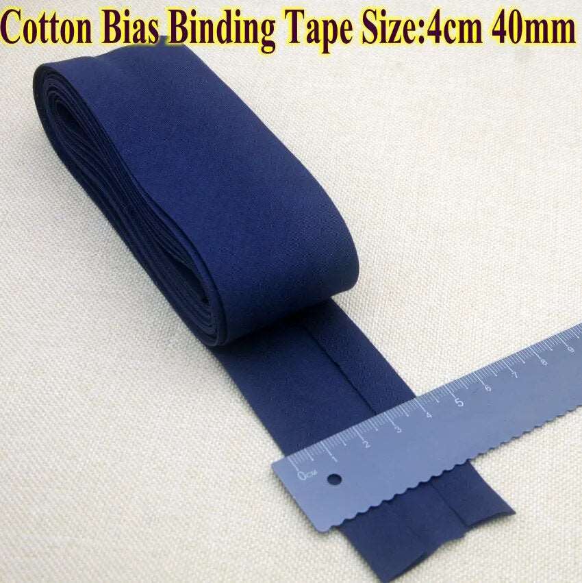 Cotton Bias Binding Tape  - Size 4cm x5 meters