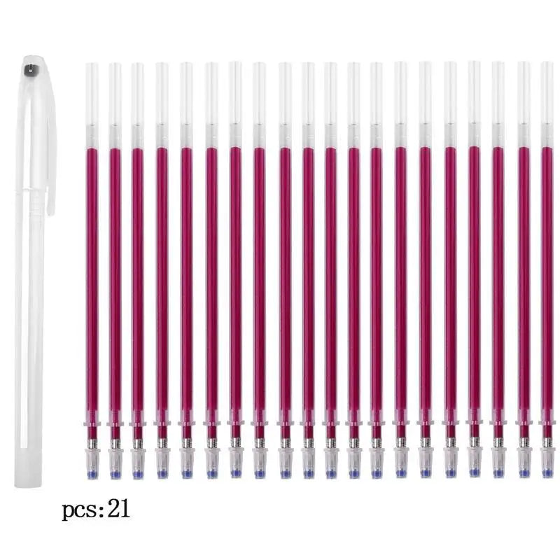 Heat Erasable Magic Marker Pen  10/20Pcs/Set , Fabric Pens Line Marking DIY Craft Sewing Accessories