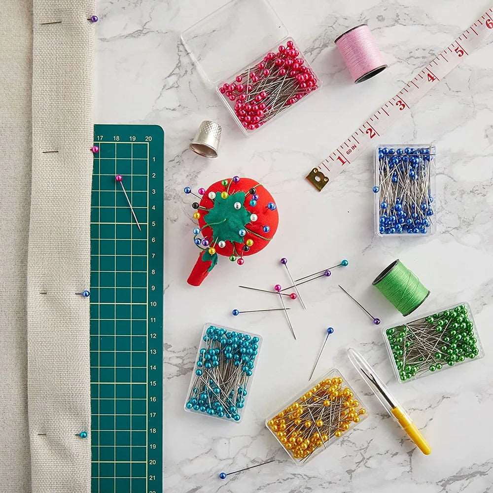 Dressmakers Pins  - Glass heads