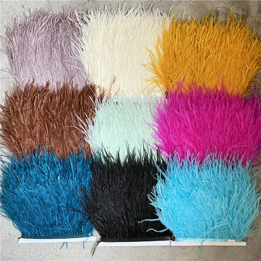 Ostrich Feather Trim Fringe Feather trim