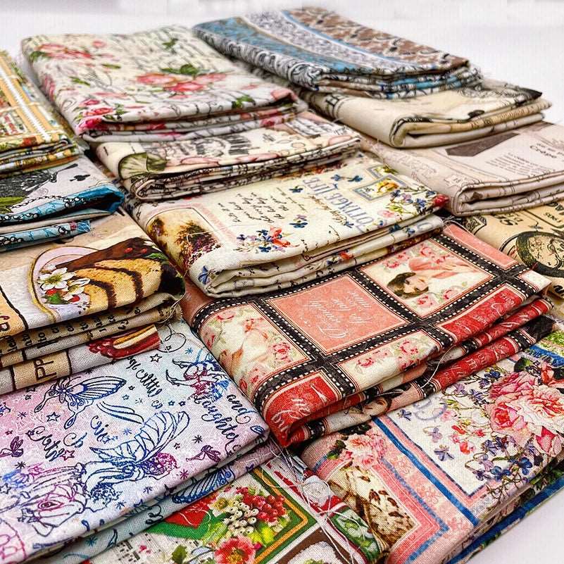 Cotton Printed canvas Fabric 50cm x 110cm