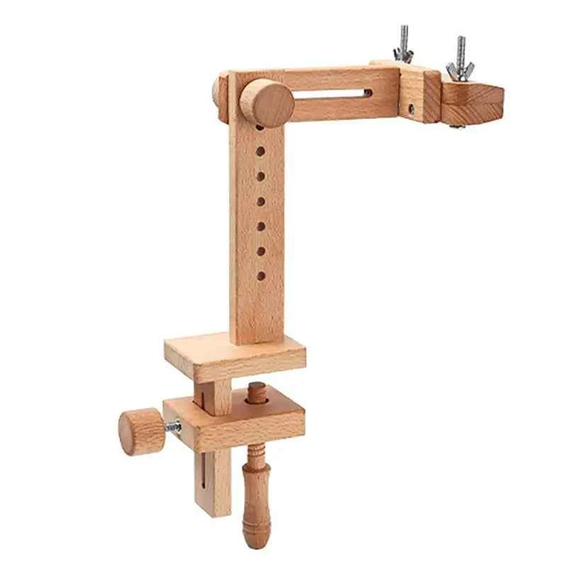 Desktop Stand Embroidery Rack - 360 Degree Rotation Adjustable Frame for Cross Stitch